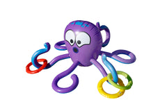 AirTime™ Inflatable Octopus Sprinkler & Tossing Game, 4 Inflatable Rings and Hose Connector - Ages 3+