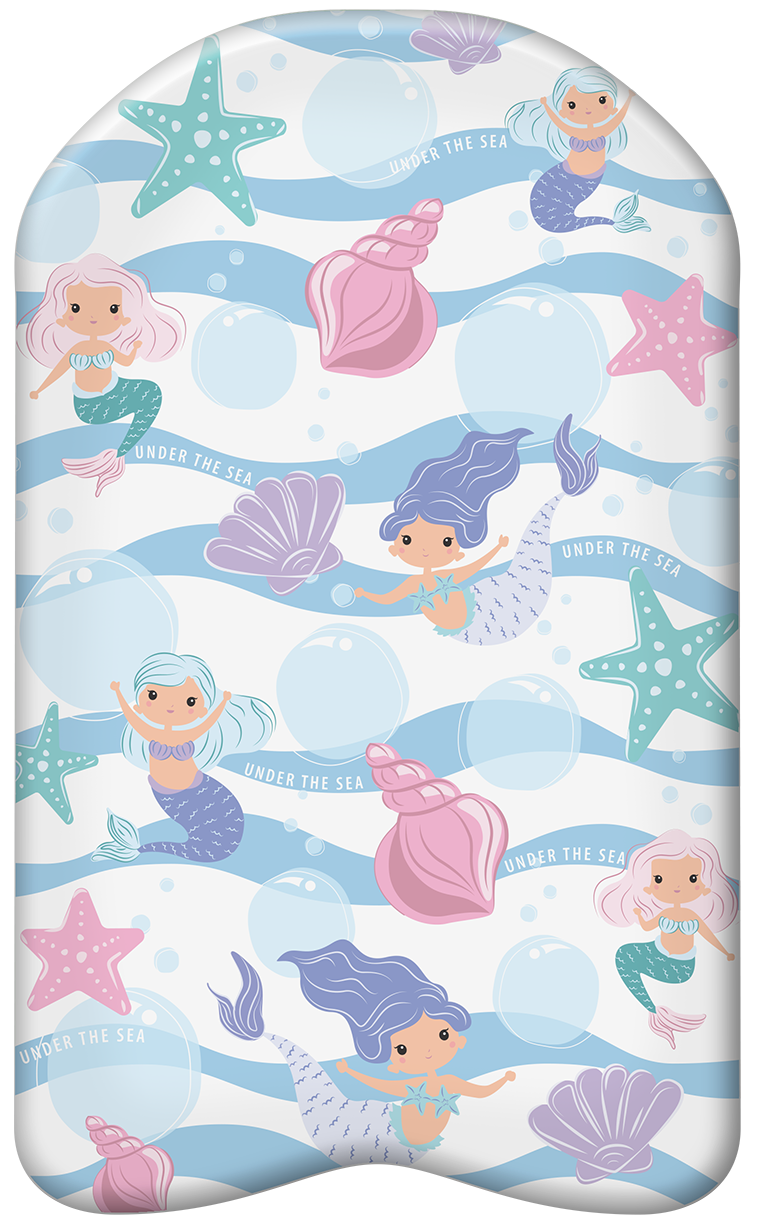 AirTime™ Kids Foam Kickboard Mermaid Design 42x27cm - Age 3+