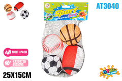 AirTime™ Water Splash Balls 4pc 25cm - Ages 3+