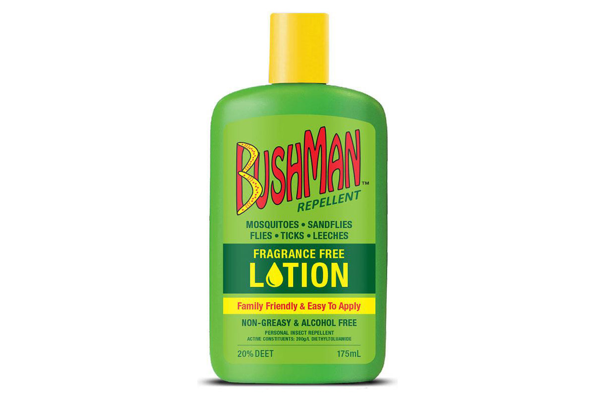 BUSHMAN FRAGRANCE AND ALCOHOL FREE LOTION 20% DEET 175ML