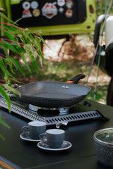 Wildtrak™ Non Stick Induction Safe Grill Pan with Detachable Handle 28cm