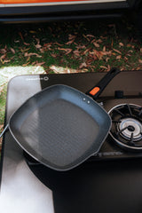 Wildtrak™ Non Stick Induction Safe Grill Pan with Detachable Handle 28cm