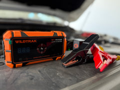 Wildtrak™ Heavy-Duty 2000A 16KMAH HP Lithium Car & 4WD Jump Starter (Petrol & Diesel) with Case, USB C Port & Wireless Charging