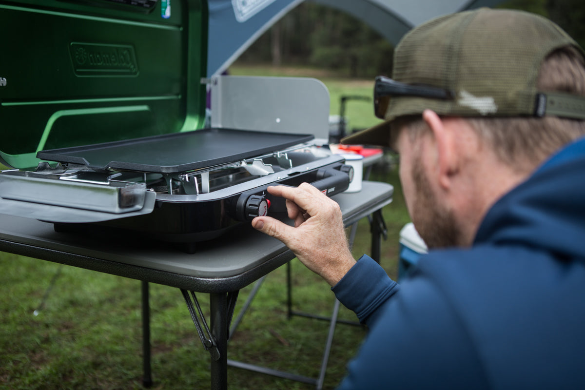 Coleman Eventemp 3 Burner Stove With Griddle