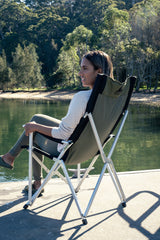 Coleman™ Swagger Aluminium Sling Chair, Durable, Lightweight, Ergonomic Armrests, Shoulder Strap, Carry Bag