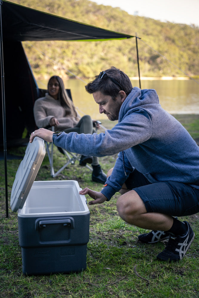 Coleman™ Extreme Cooler 44L Grey Chest Style cooler with Heavy Duty Carry Handles