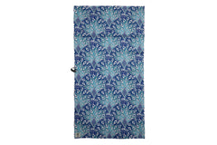 Good Vibes™ 160cm Microfibre Beach Towel with Storage Bag , Sand-Resistant, Eco Friendly, Double Sided - Peacock Paradise