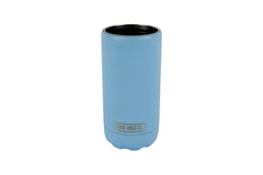 Good Vibes™ Insulated Double Wall Stainless Steel Skinny Bottle & Can Cooler - Bay Blue