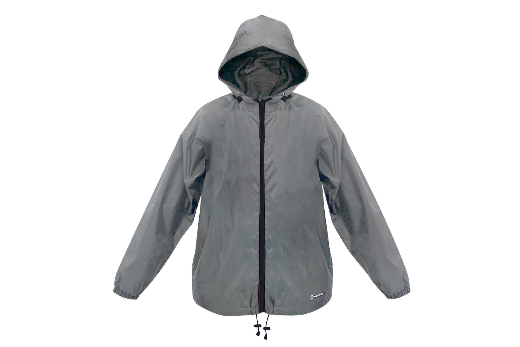 UNISEX STOWAWAY RAIN JACKET XLARGE - GREY