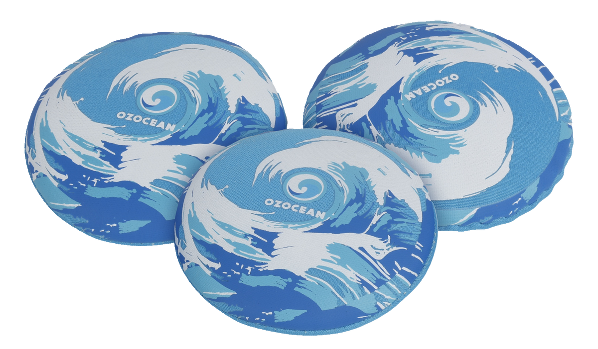 OzOcean 3pc Neoprene Skim Discs 7cm Ages 3+