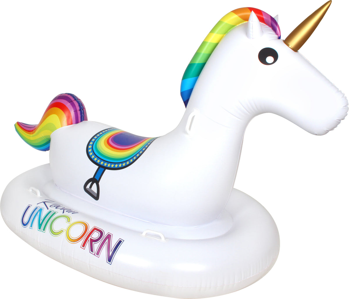 AirTime™ Rocking Unicorn with Handles 215x126x141cm