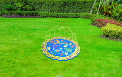 AirTime™ Sprinkler Mat Sea Theme includes Hose Connection 105cm - Ages 3+