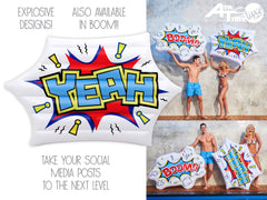 AirTime™ Inflatable YEAH Kablamo Float 160x116cm