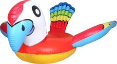 AirTime™ Inflatable Giant Parrot Float with Handles 186x221x95cm - Ages 6+