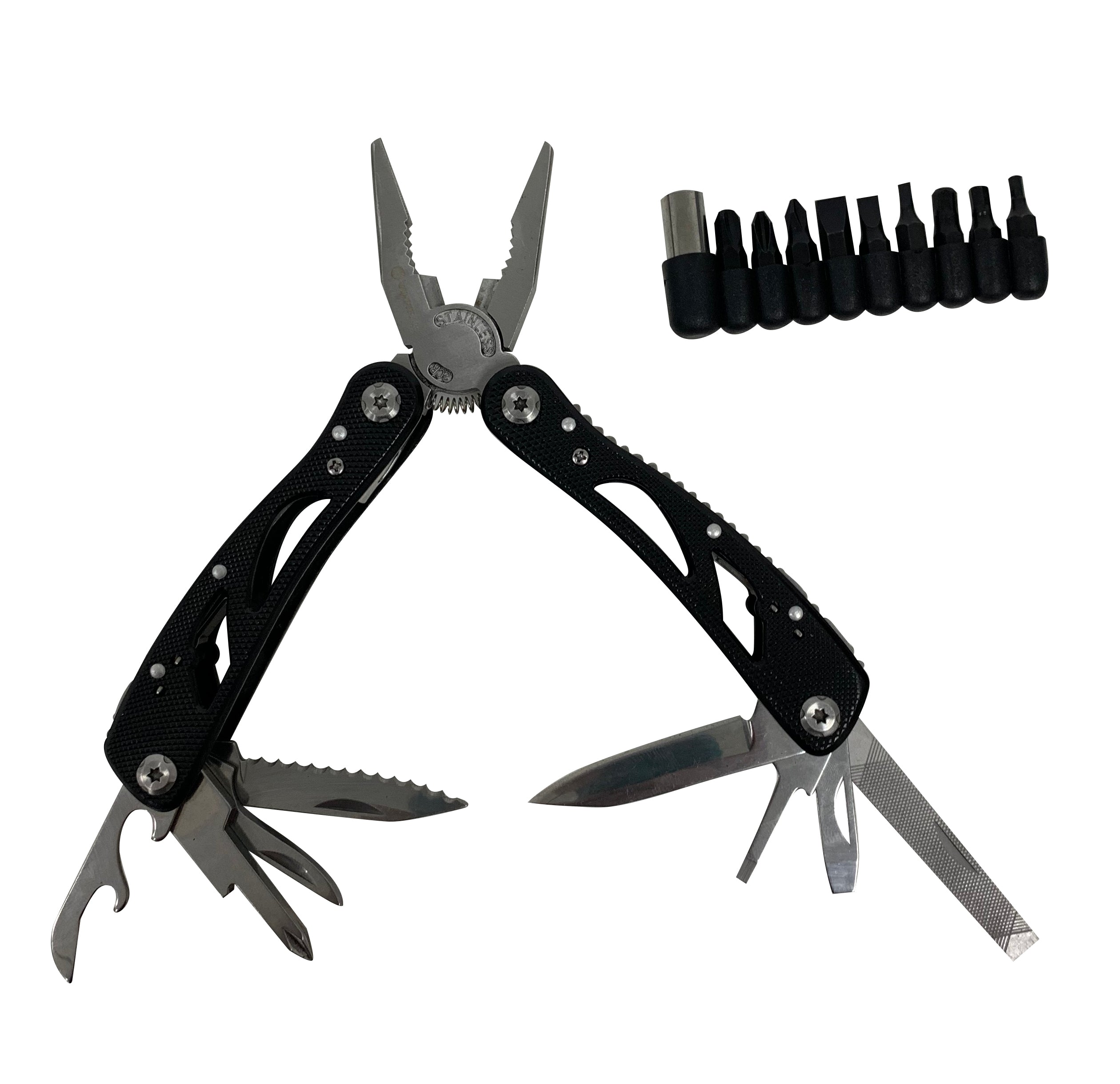 25 in 1 Multi Function Tool with Pliers and Nylon Pouch