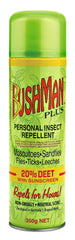 BUSHMAN PLUS AEROSOL 20% DEET WITH SUNSCREEN 350GRM