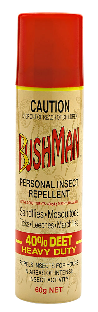 BUSHMAN ULTRA AEROSOL 40% DEET 60GRM