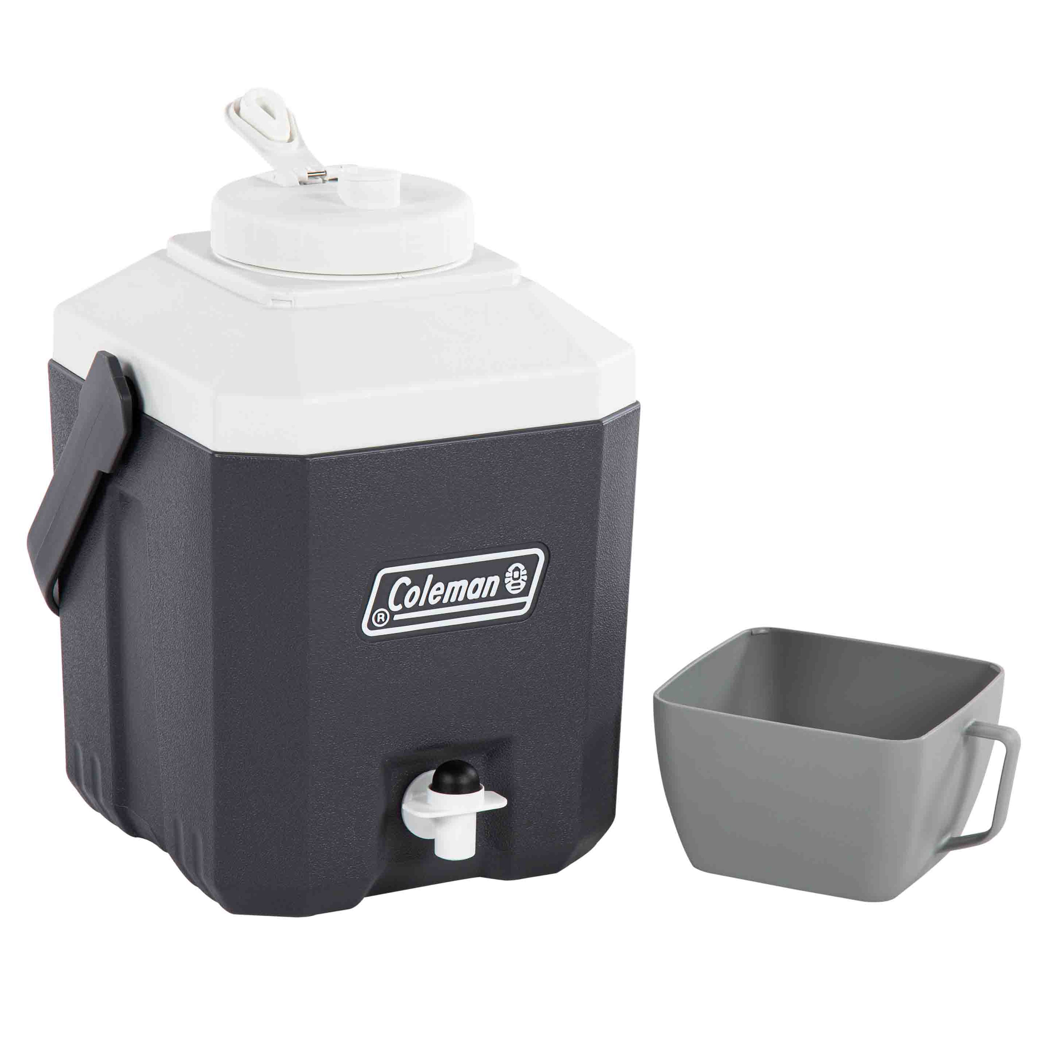 Coleman™ Extreme Cooler Jug 5.5L Grey with Carry Handle Drinking Cup Cap and Tap