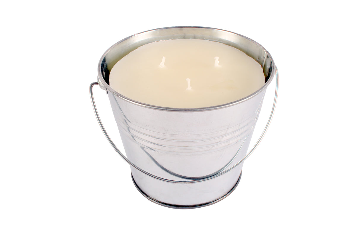 Sandalwood Citronella Candle in Tin with Handle 350g