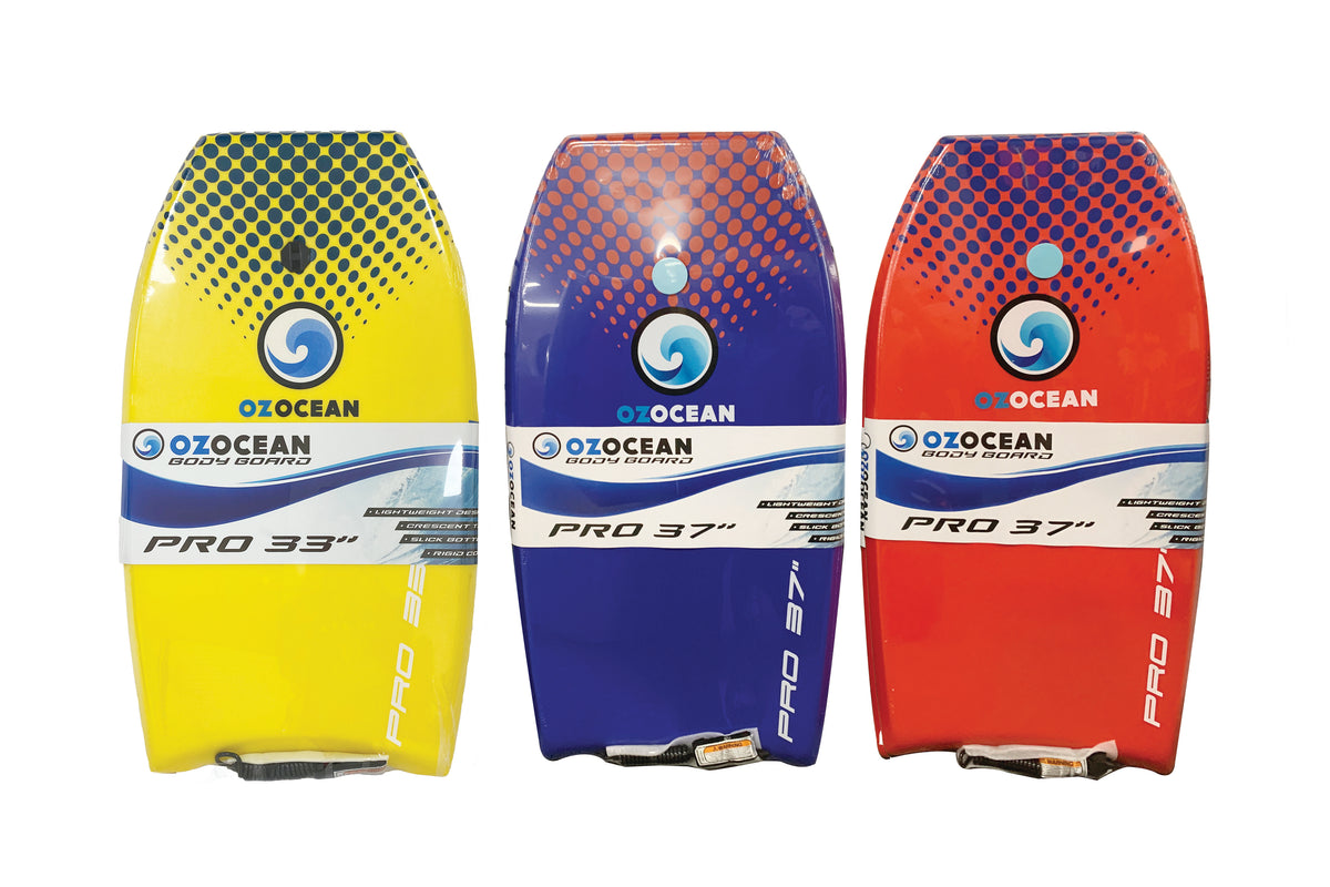 OzOcean Body Board with Strap 94x50cm Ages 3+