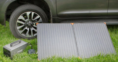 Wildtrak™ 240W Folding A-Grade Monocrystalline & Aluminium Solar Panel with Bag for Off-Grid Living, Camping, 4WD & Caravan Adventures