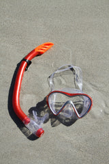 METTAMS ADULT MASK AND SNORKEL SET - BLUE OR RED