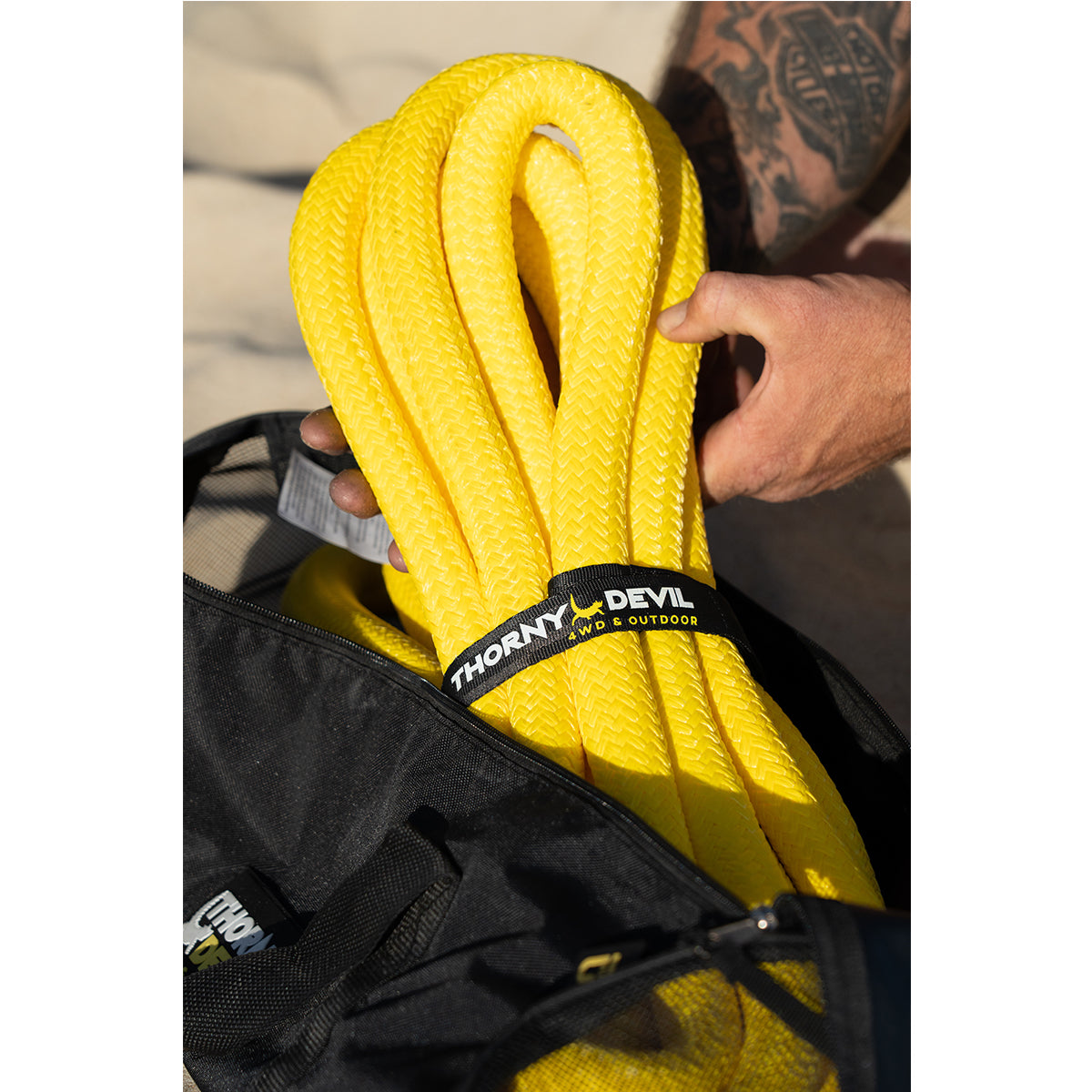 9M KINETIC RECOVERY ROPE WITH CARRY BAG 13800KGS